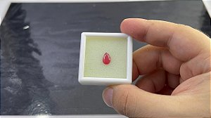 Rodonita Facetada Gota 6 x 9 mm