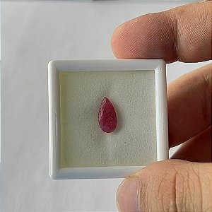 Rodonita Facetada Gota 6 x 12 mm