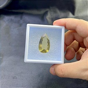 Green Gold Facetado Gota 18 x 31,8 mm