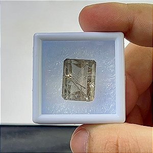 Rutilo Facetado Retangular 14,4 x 18,2 mm