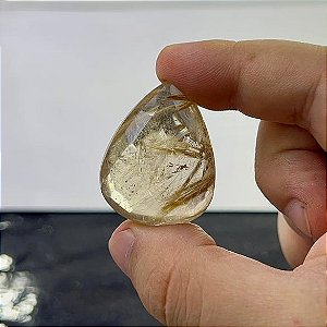 Rutilo Facetado Gota 28,7 x 36,5 mm