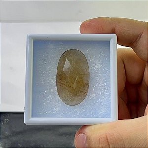 Rutilo Facetado Oval 23 x 39 mm