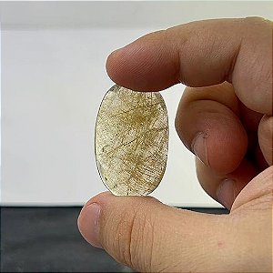 Rutilo Facetado Oval 23,8 x 37,6 mm