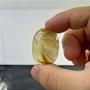 Rutilo Facetado Oval 25,2 x 35,3 mm