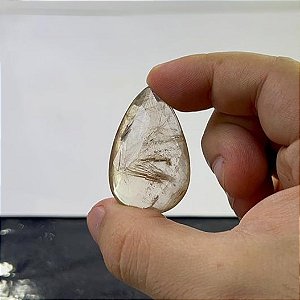 Rutilo Facetado Gota 25,7 x 42 mm