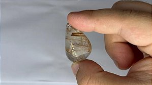 Rutilo Facetado Gota 21,6 x 31,6  mm