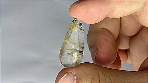 Rutilo Facetado Gota 14,3 x 31,3 mm