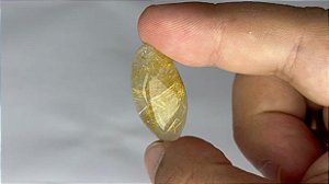 Rutilo Facetado Oval 15,3 x 28,4 mm