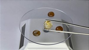 Rutilo Facetado Redondo 4 Pedras