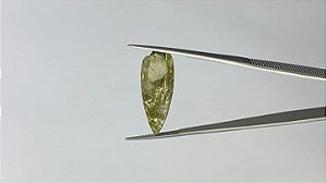 Rutilo Verde Cabochão Gota 12,3 X 35,4 mm