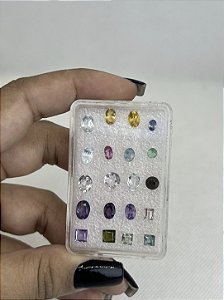 Caixinha De Pedras Lapidadas Diversas FCX40