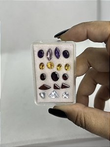 Caixinha De Pedras Lapidadas Diversas FCX52