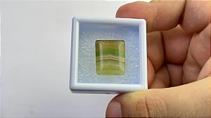 Fluorita Facetada Retangular 15,8x19,4mm