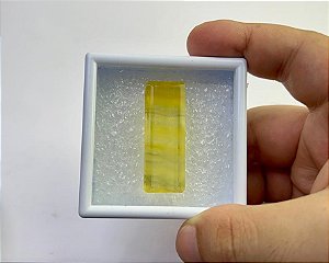Fluorita Facetada Retangular 15x41,1mm