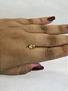 Berilo Facetado Amarelo Oval 5x7mm