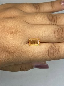Topázio Imperial Facetado Retangular 7x11 mm