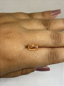Topázio Imperial Facetado Retangular 6,3x10 mm