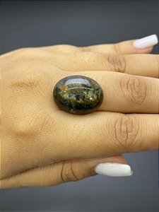 Labradorita Cabochão Oval 17x22mm
