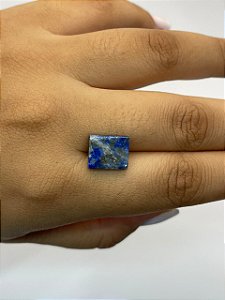 Lápis-Lazúli Cabochão Retangular 10x12mm