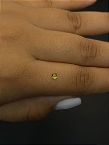 Peridoto Cabochão Redondo 3 mm