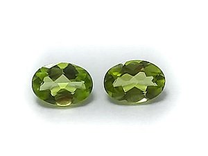Peridoto Verde Limão 5X7mm par