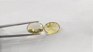 Quartzo Green Gold Oval Par 11x15 mm