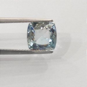 TOPÁZIO AZUL NATURAL QUADRADO 9mm