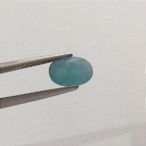 Turmalina Paraiba Leitosa Oval 6x8,5 mm