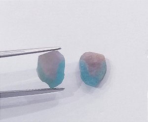 Turmalina Paraiba Placa Par 8x11 mm