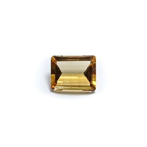 Citrino Facetado Retangular 9,5x12mm