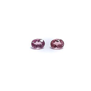 TURMALINA ROSA  FACETADA OVAL PAR