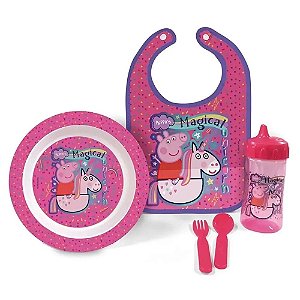 Kit Hora da Papinha Peppa Pig