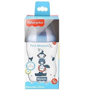Mamadeira First Moments Azul Marshmallow 330Ml Fisher-Price