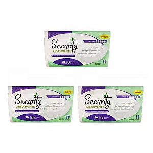 Absorvente Geriátrico  Security 150 unid Kit 3 pacotes