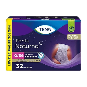 Tena Pants Noturna G/XG com 32 Unid