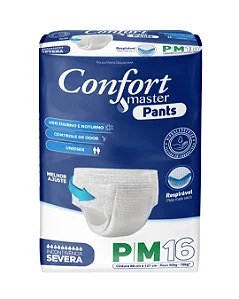 Fralda Confort Master Pants P/M 16 Unidades