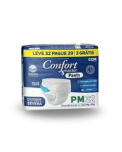 Fralda Confort Master Pants P/M 32 Unid