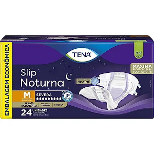TENA SLIP NOTURNA TAMANHO M - 24 UNIDADES