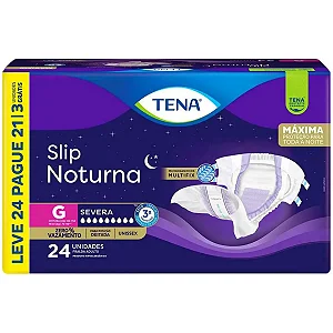 TENA SLIP NOTURNA TAMANHO G - 24 UNIDADES