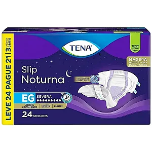TENA SLIP NOTURNA TAMANHO EG - 24 UNIDADES