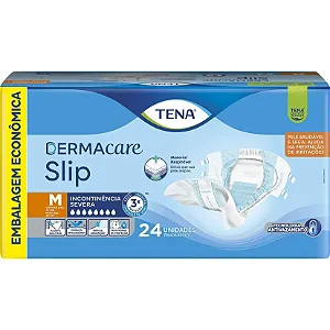 TENA SLIP DERMACARE TAMANHO M - 24 UNIDADES