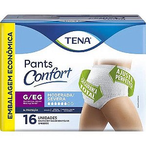 Roupa Íntima Tena Pants Confort G/EG 16 Unidades