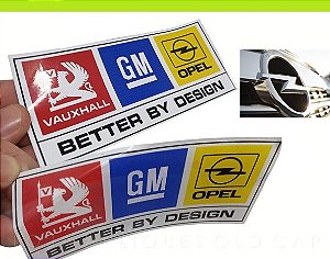 ADESIVO DECORATIVO VAUXHALL OPEL GM - CHEVROLET ( P/COLAGEM LATARIA OU VIDRO)