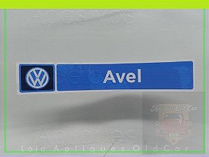 Adesivo Decorativo - Concessionária Volkswagen Avel - Padrão de Época