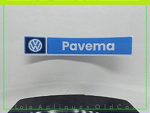 Adesivo Decorativo - Concessionária Volkswagen Pavema - Padrão de Época