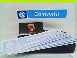 Adesivo Decorativo - Concessionária Volkswagen Comvelta - Padrão de Época