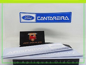 Adesivo Concessionária Ford - Cantareira (reverso - Colagem Interna no Vidro)