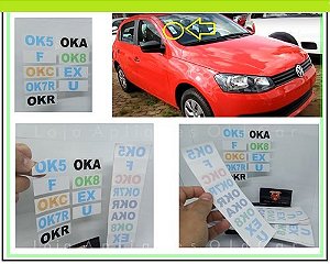Selos Ok Controle de Qualidade Volkswagen - Geração 5 e 6 - Gol / Saveiro / Voyage / Amarok / Golf / Jetta