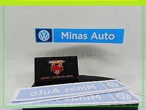 Adesivo Decorativo - Concessionária Volkswagen Minas Auto - Padrão de Época