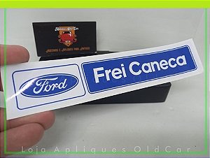 Adesivo Concessionária Ford - Frei Caneca (Colagem Externa P/Lataria)